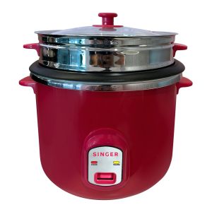 SINGER Rice Cooker 2.8L-DELUX-PINK (Double Pot)
